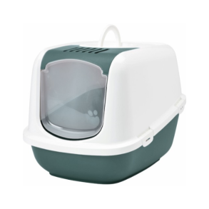 Savic Nestor Jumbo Nordic kattetoilet grn/hvid 66,5 x 48,5 x 46,5 cm.